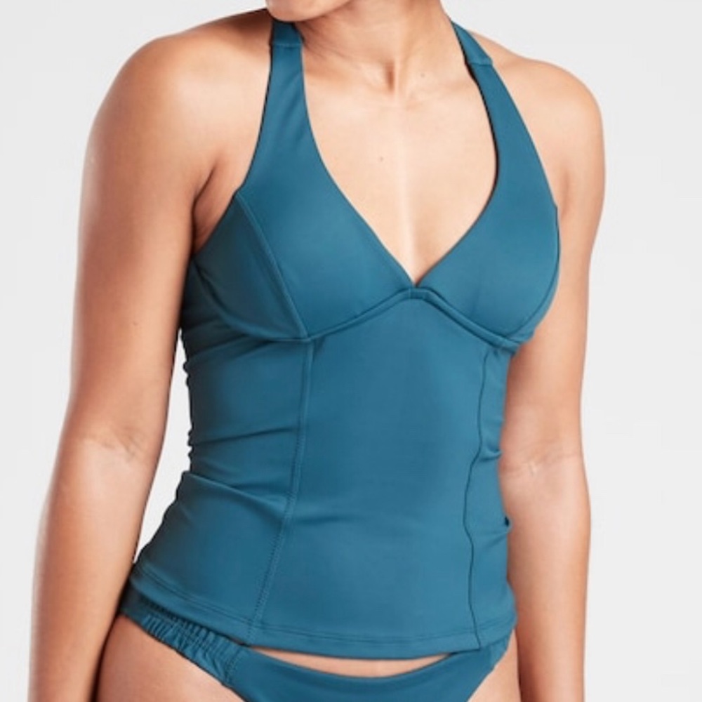 NWT Athleta Sculpted Halter Tankini 34 B/C